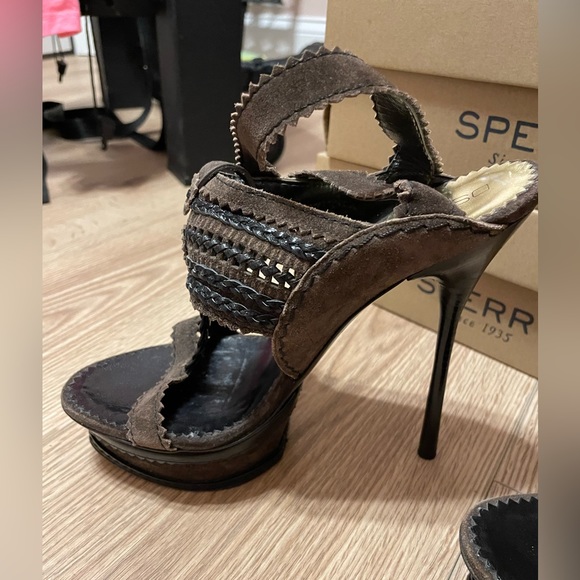 DSquared stilettos brown leather - Picture 3 of 7